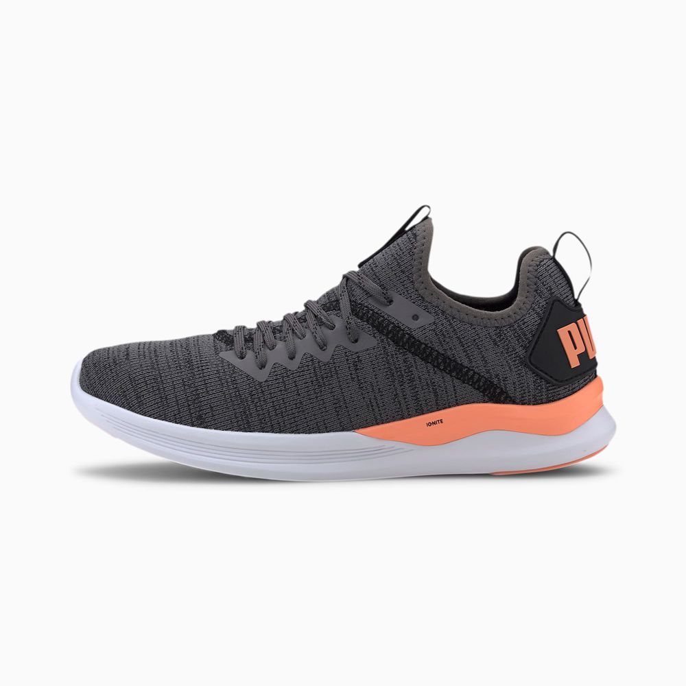 Puma IGNITE Flash evoKNIT Női Edzőcipő - Narancssárga/Fekete ( Hungary - NEOJT0736 )
